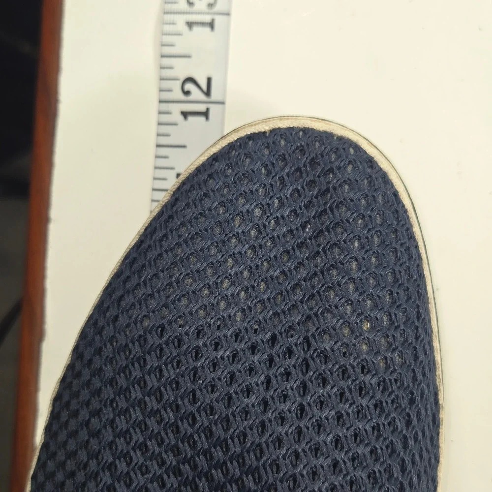 Aldo Mens Navy Blue Mesh Slip On Loafers Size 10 Casual Espadrille Sneakers AC93